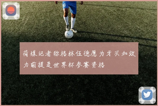 荷媒记者称格林伍德愿为牙买加效力前提是世界杯参赛资格